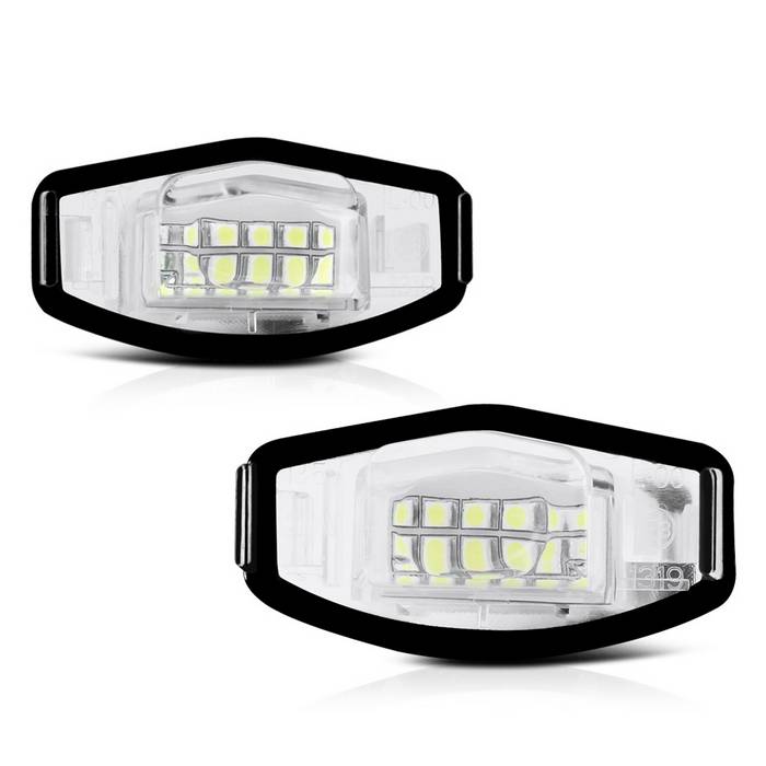 9044991 White Complete License Plate Bulb Assembly With Built-in Led Chips For 2007-2013 Acura Mdx, 1999-2007 Acura Rl
