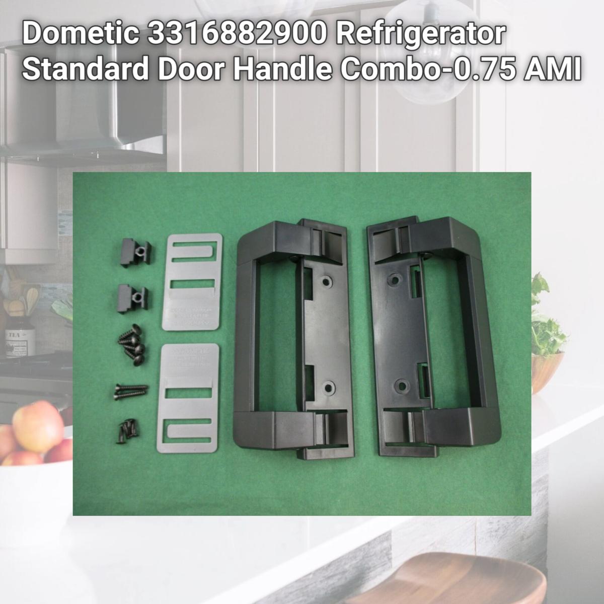 Picture of Dometic 3316882900 Refrigerator Standard Door Handle Combo-0.75 AMI