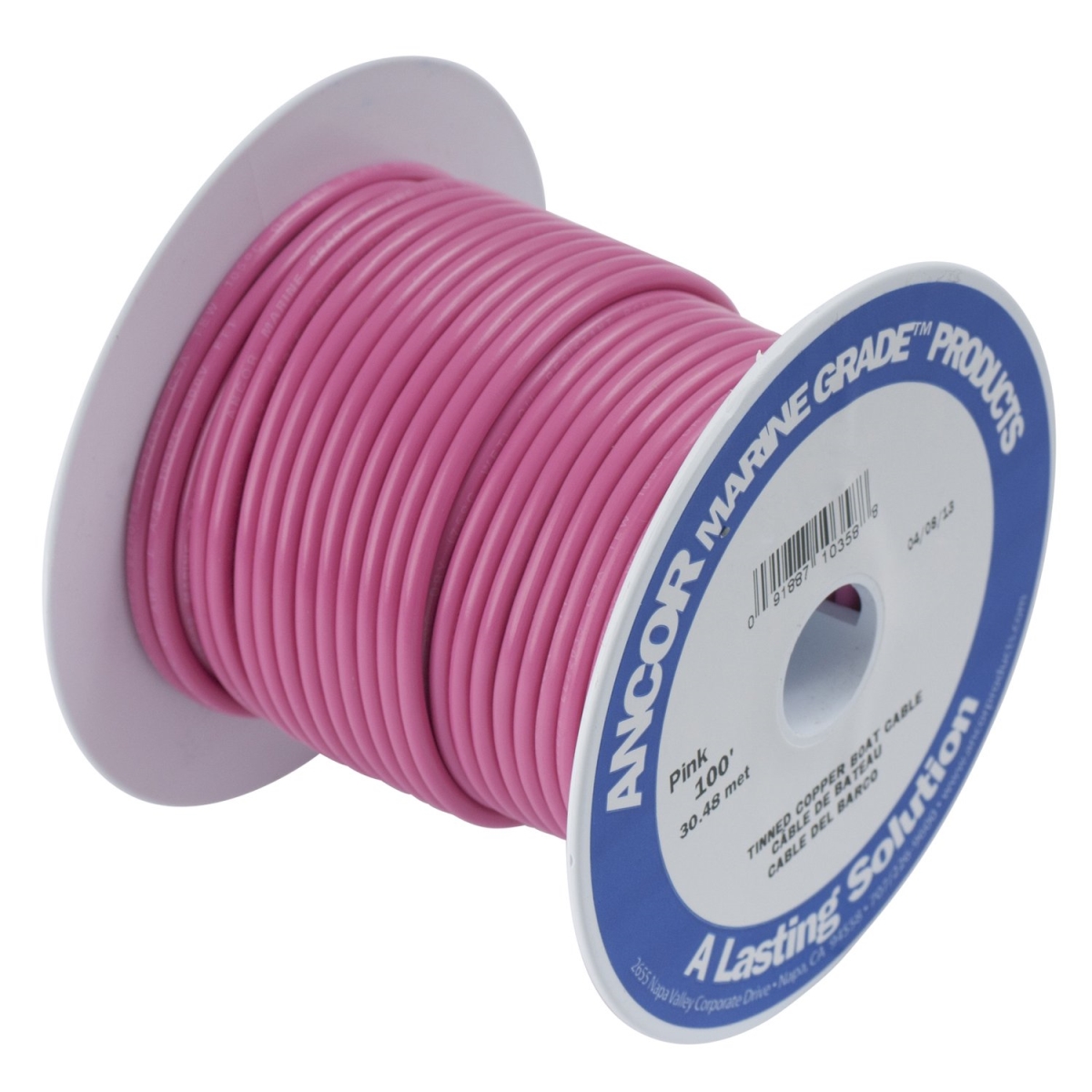 UPC 091887103588 product image for 102610 100 ft. 16 AWG Tinned Copper Wire, Pink | upcitemdb.com