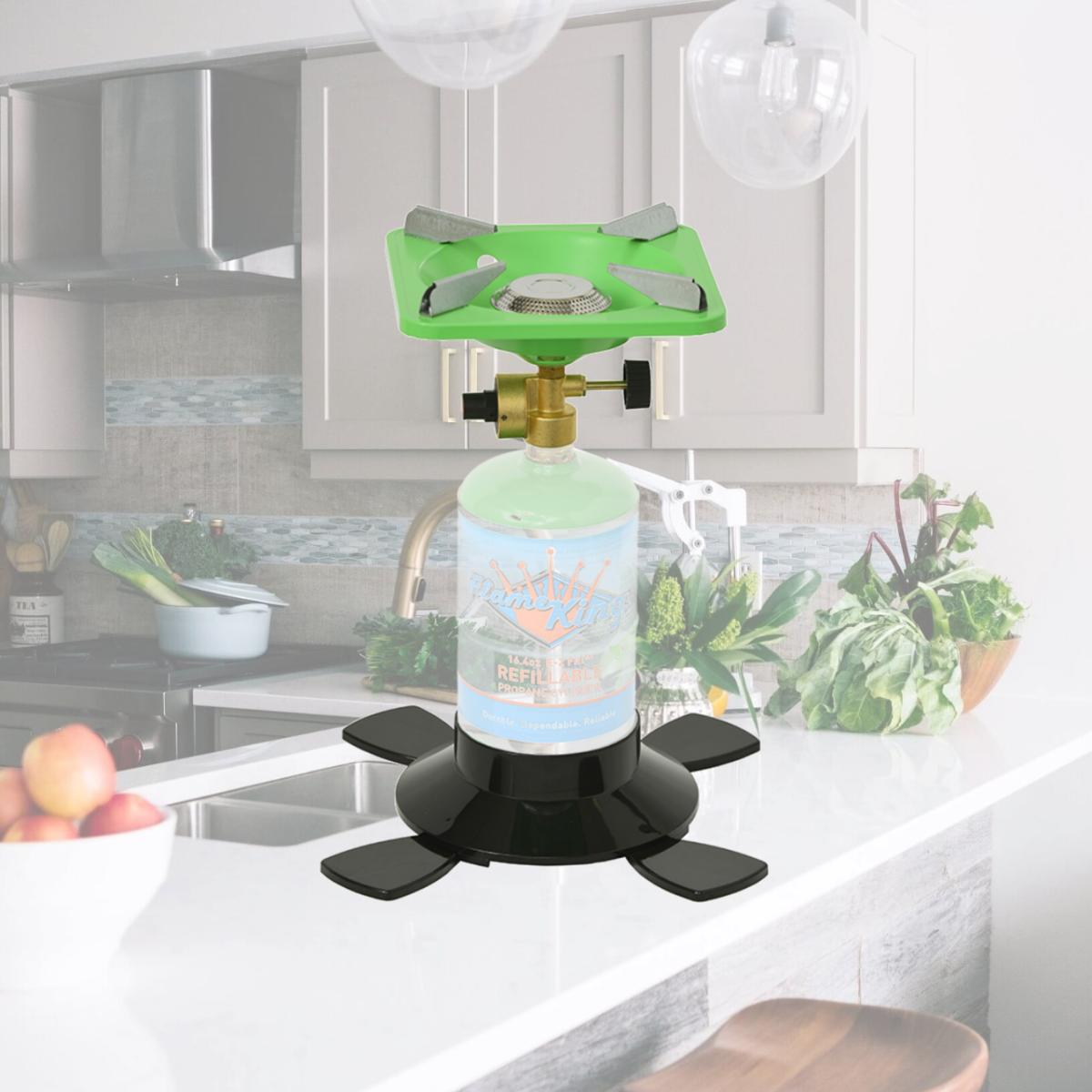 Picture of Flame King Y6E-YSNVT508 Single Burner with 1 lbs Base