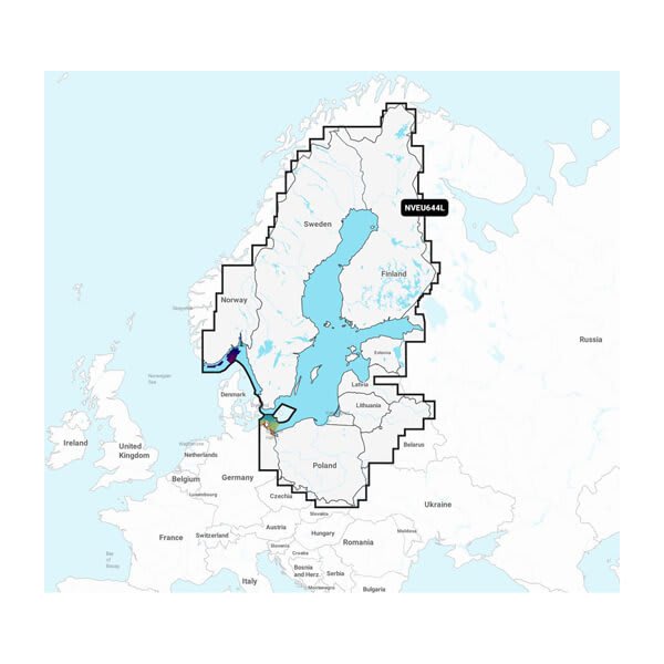 010-C1273-00 Baltic Sea  Navionics Vision Plus Map