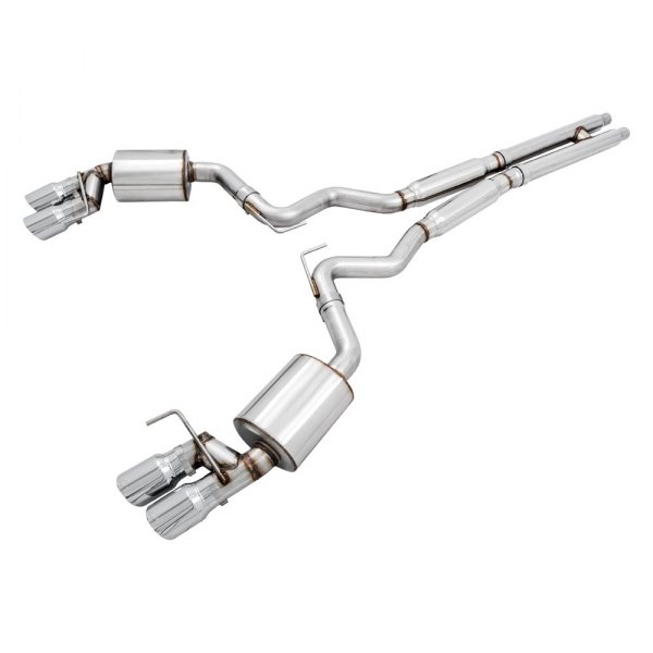 UPC 734272468144 product image for 43106 Touring Edition Exhaust System with Quad Rear Exit for 2018 Ford Mustang | upcitemdb.com