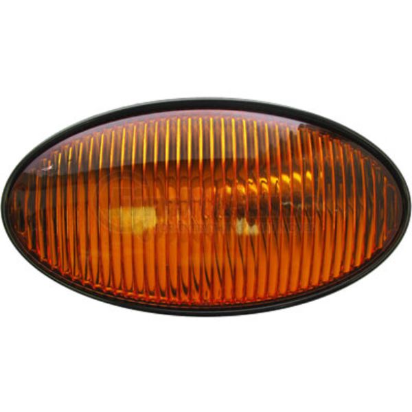 UPC 047286002496 product image for RVPL5AB Oval Amber Porch Light without Switch Black Base | upcitemdb.com
