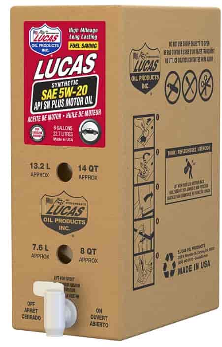 18004 6 gal Synthetic SAE 5W-20 High-Mileage Motor Oil