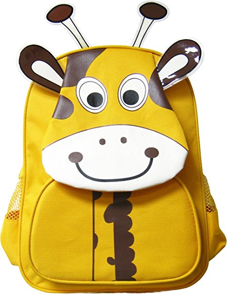 Giraffe Animal Fun Pack Backpack - Yellow