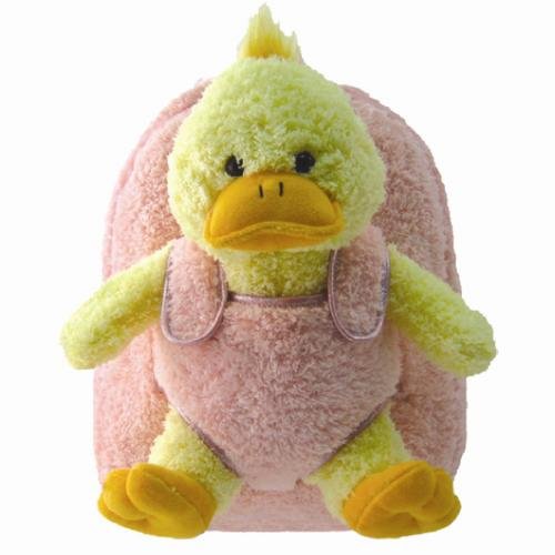 8282 Duck Plush Animal Backpack - Yellow