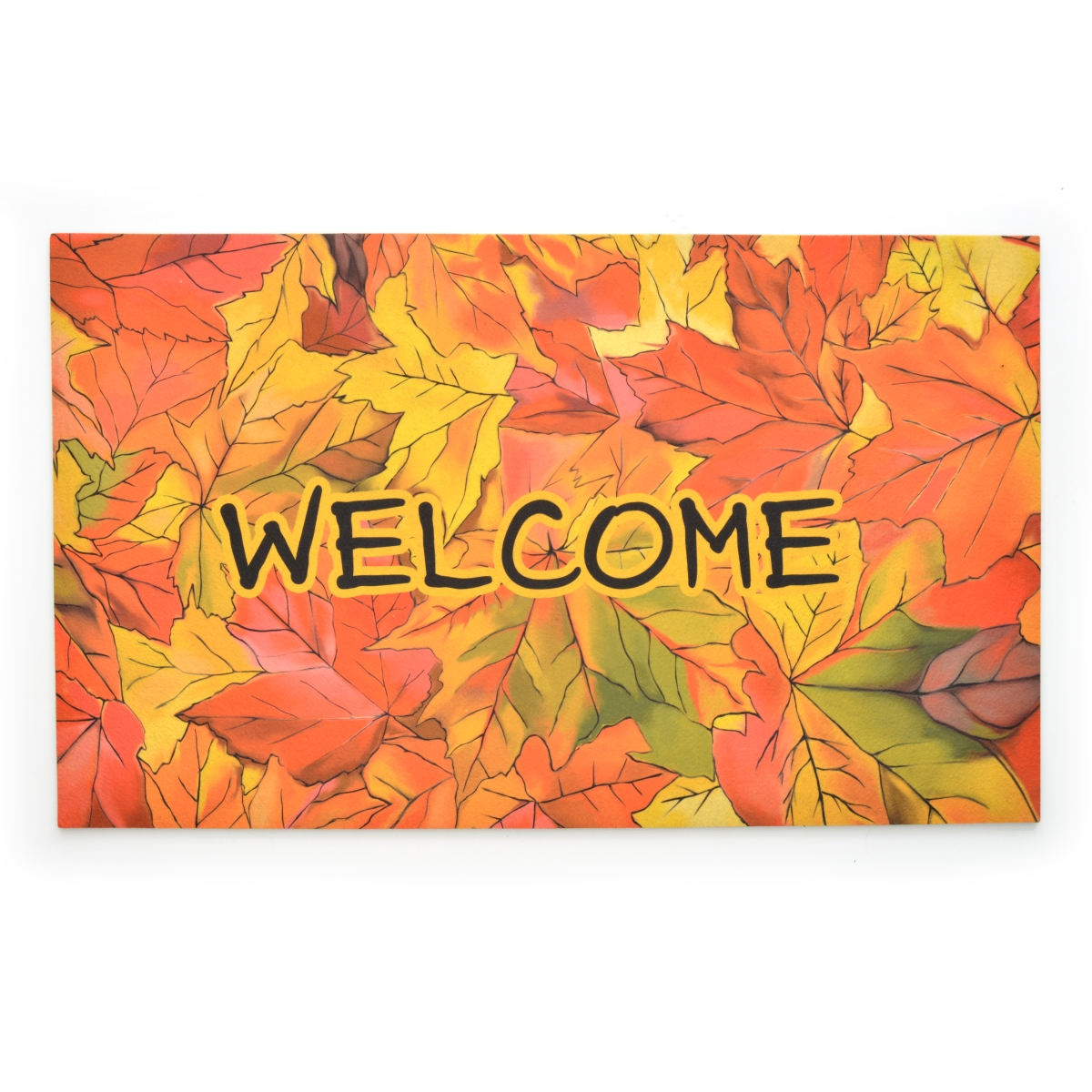 Strb-15802-12 18 X 30 In. Crumb Rubber Door Mat, Welcome To Fall