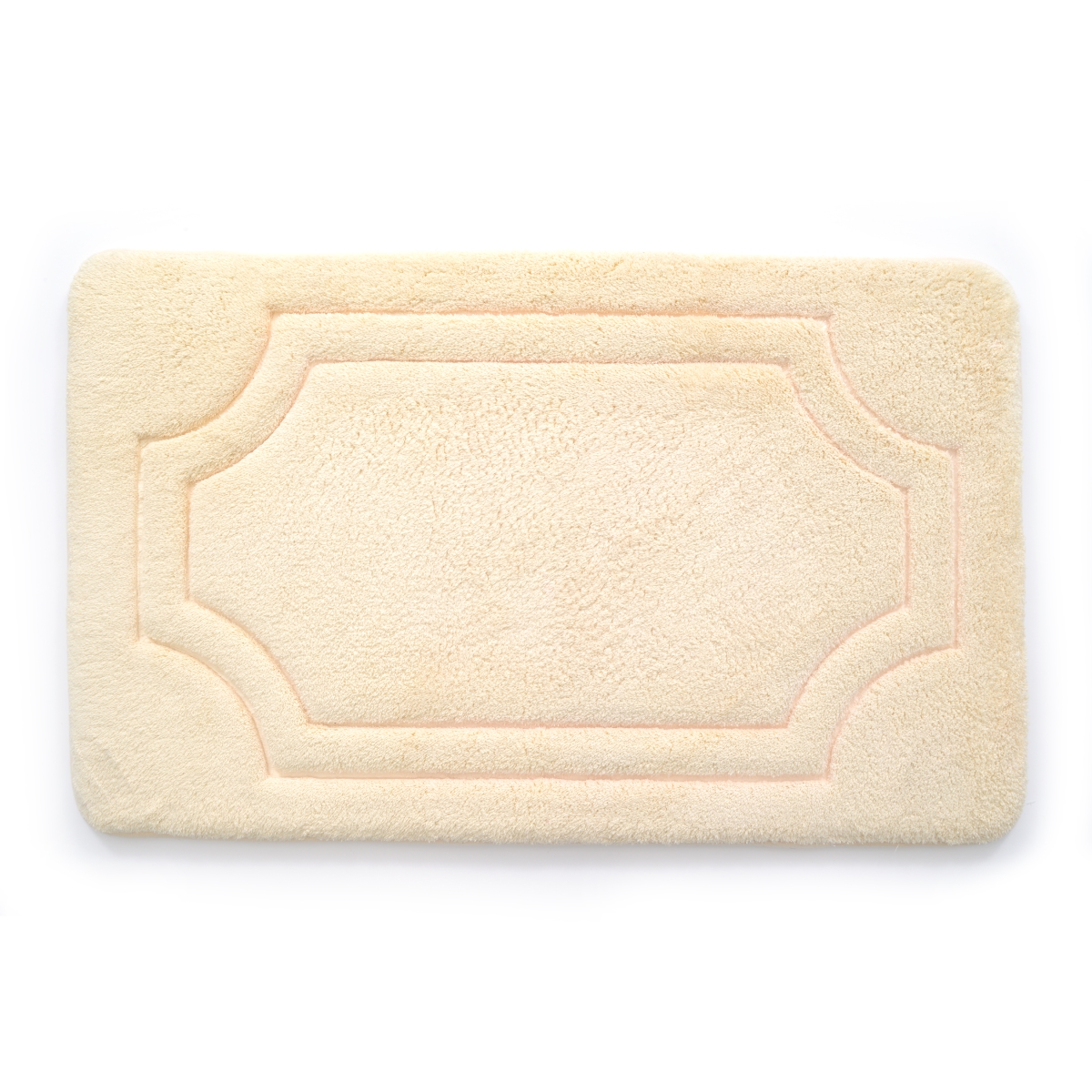 21 X 34 In. Luxurious Memory Foam Bath Mat With Water Shield Technology - Antique White