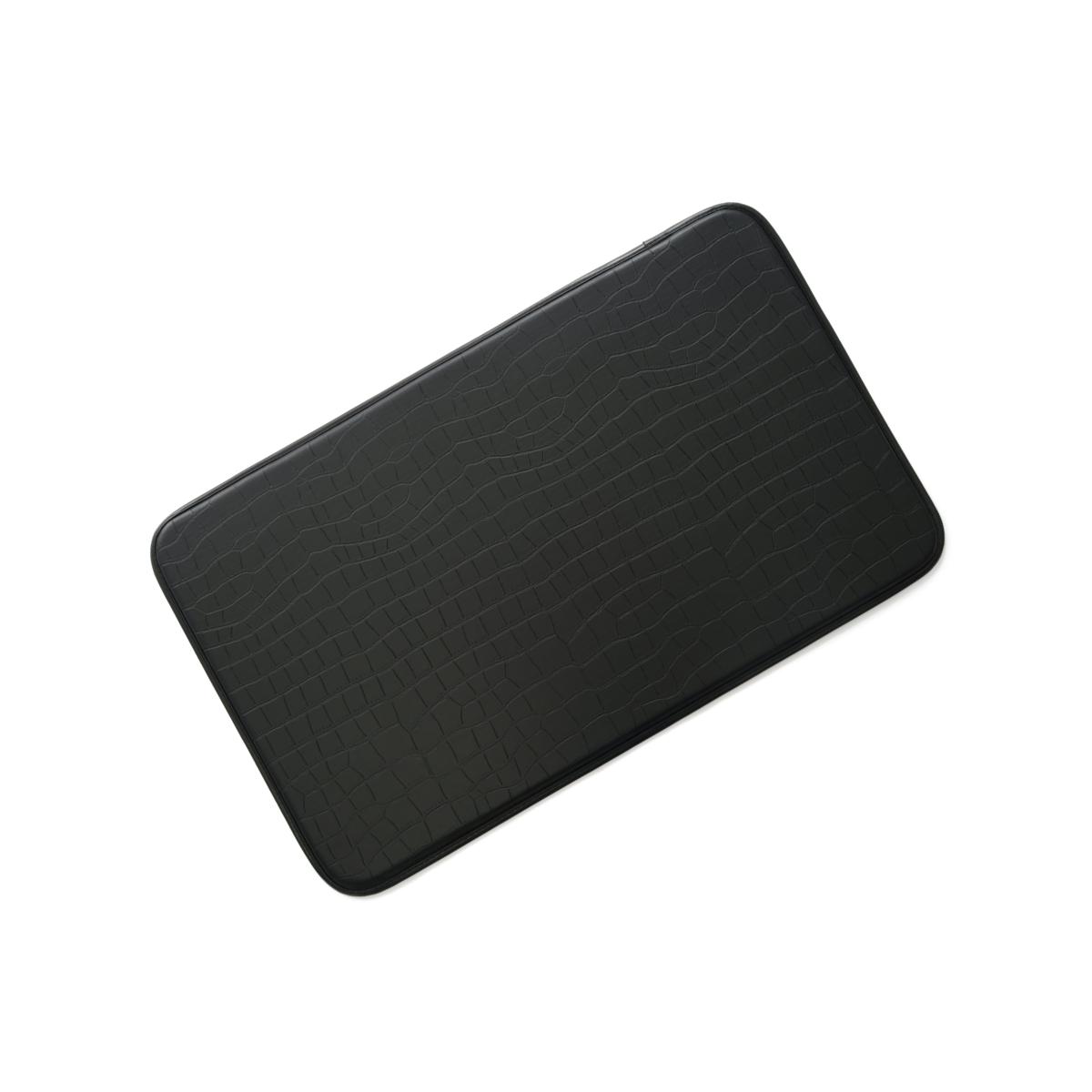 Picture of Stephan Roberts Home 2.5F-CAF15-04 18 x 30 in. Faux Leather Kitchen Anti-Fatigue Mat - Crocodile Black