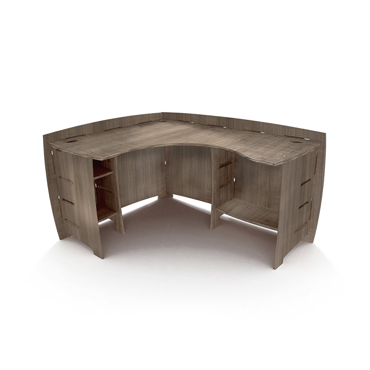 Lege-cdgd-120 47 X 60 In. L-shaped Corner Desk, Grey Driftwood