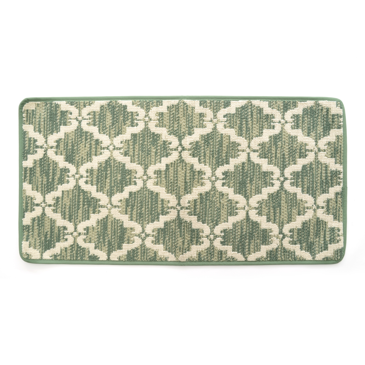 20 X 39 In. Ultra Plush Pacific Knitted Loop Pile Polyester Bath Mat - Green