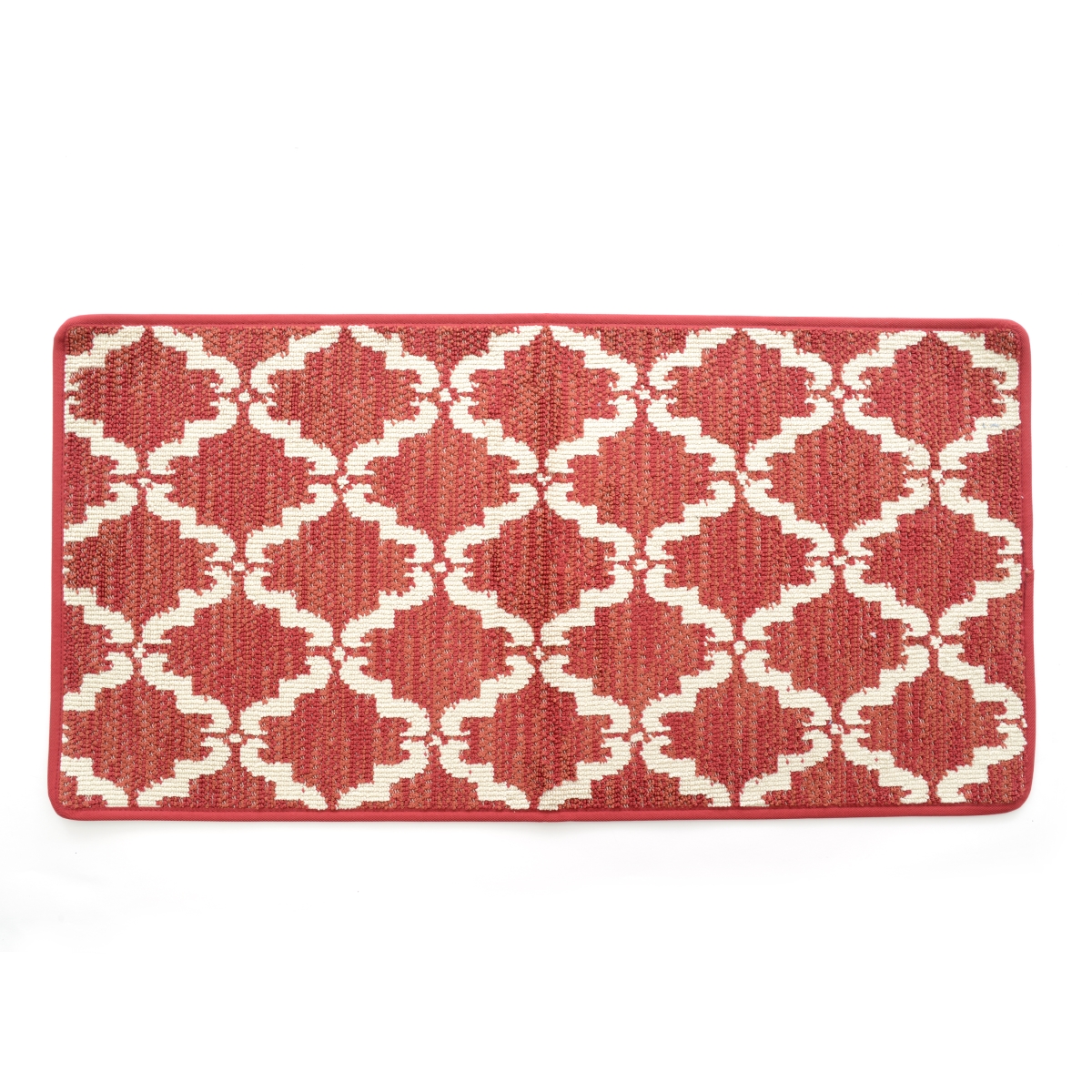 20 X 39 In. Ultra Plush Pacific Knitted Loop Pile Polyester Bath Mat - Red