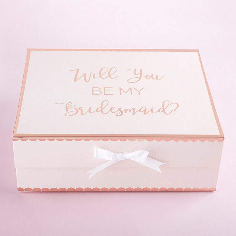 28439PK Will You Be My Bridesmaid Kit Gift Box – Pink