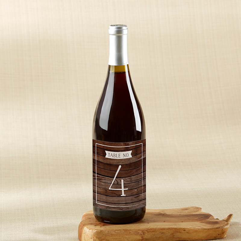 31862NA 1-20 Table Numbers Winter Wine Label