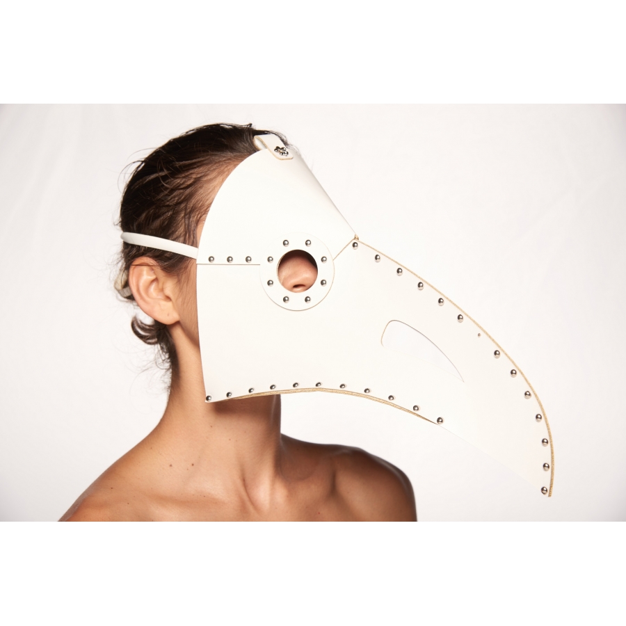 Kayso Ltm011wh White Long Nose Masquerade Mask
