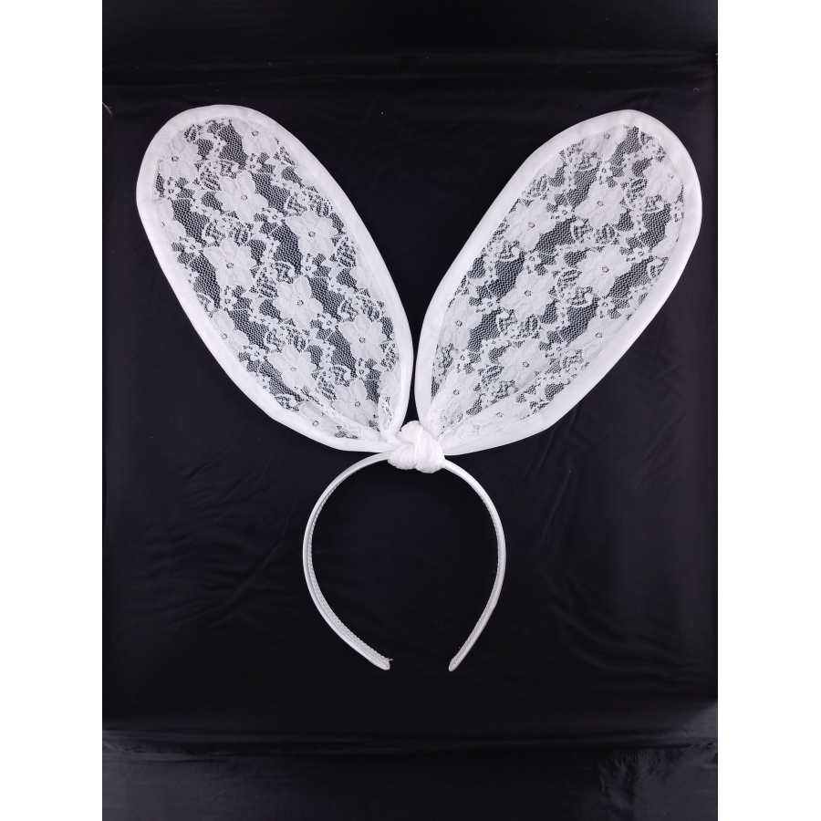 Kayso Ll020wh White Lace Bunny Ears