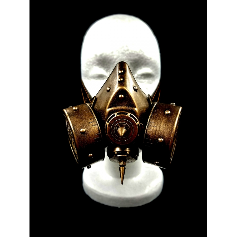 Kayso Gsm003gd Standard Steampunk Gas Mask, Gold