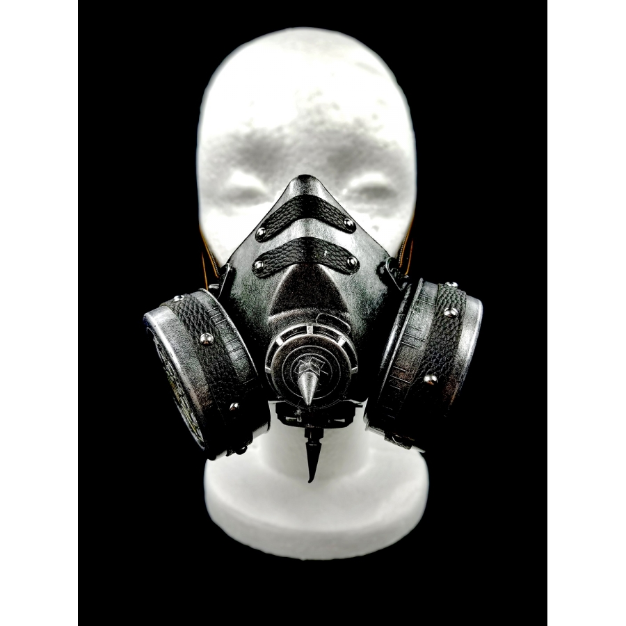 Kayso Gsm007sl Steampunk Gas Mask & Adjustable Elastic Strap, Silver