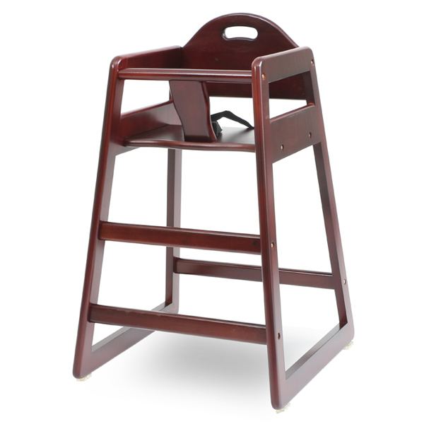 Hc-004-c Solid Wood High Chair, Cherry
