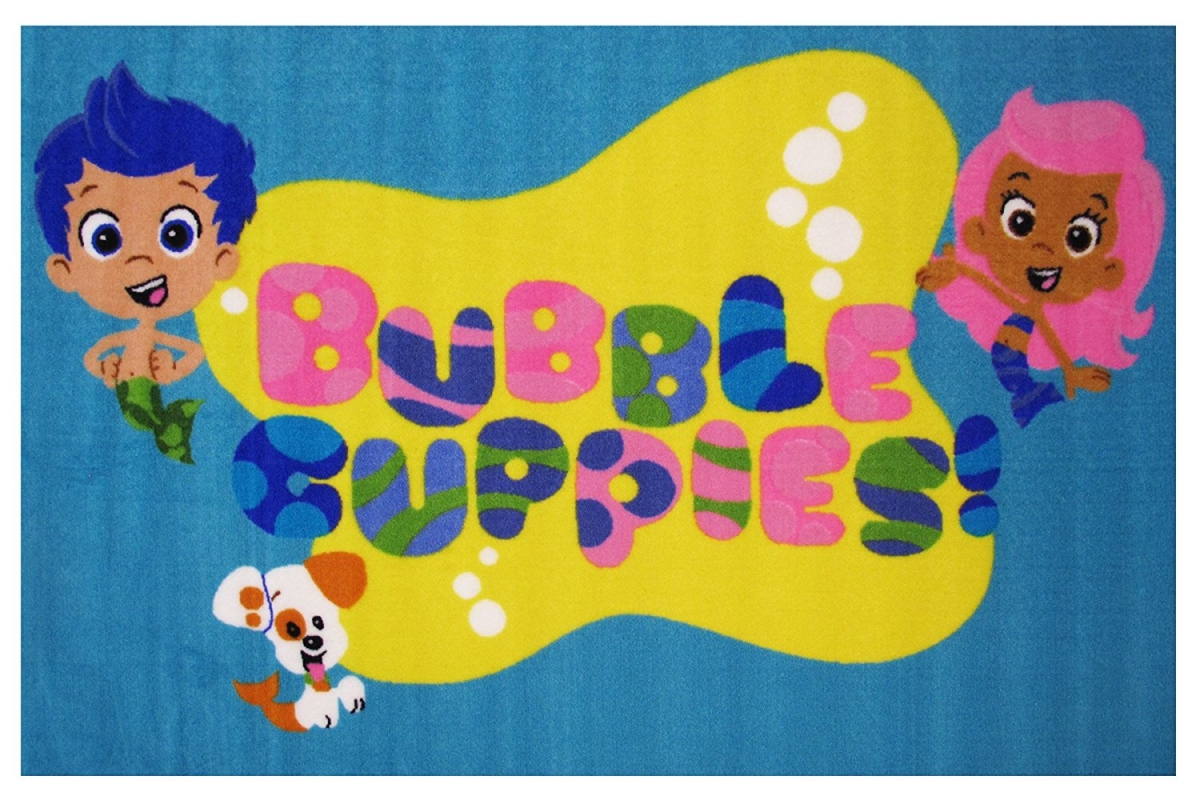 Fun Rug Bg-41 3958 39 X 58 In. Nickelodeon Bubble Guppies Kids Rugs