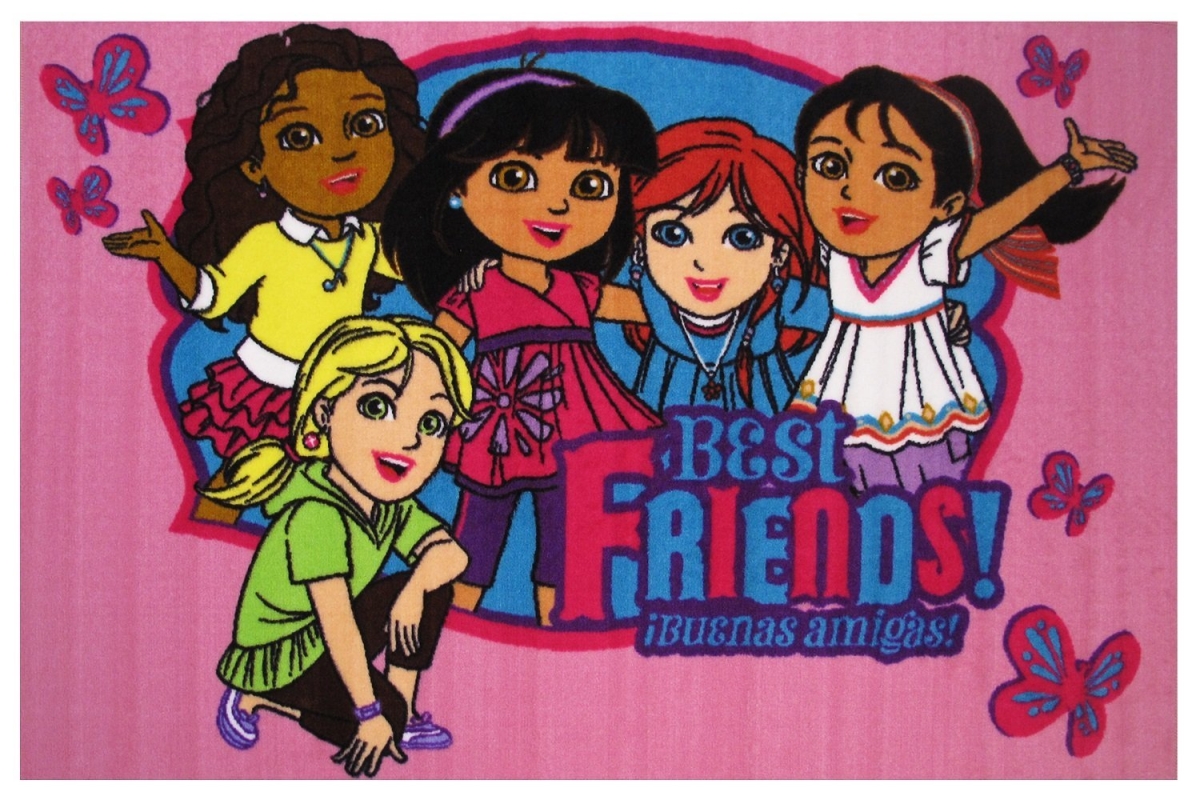 Fun Rug Do-22 3958 39 X 58 In. Nickelodeon Dora Best Friends Kids Rugs
