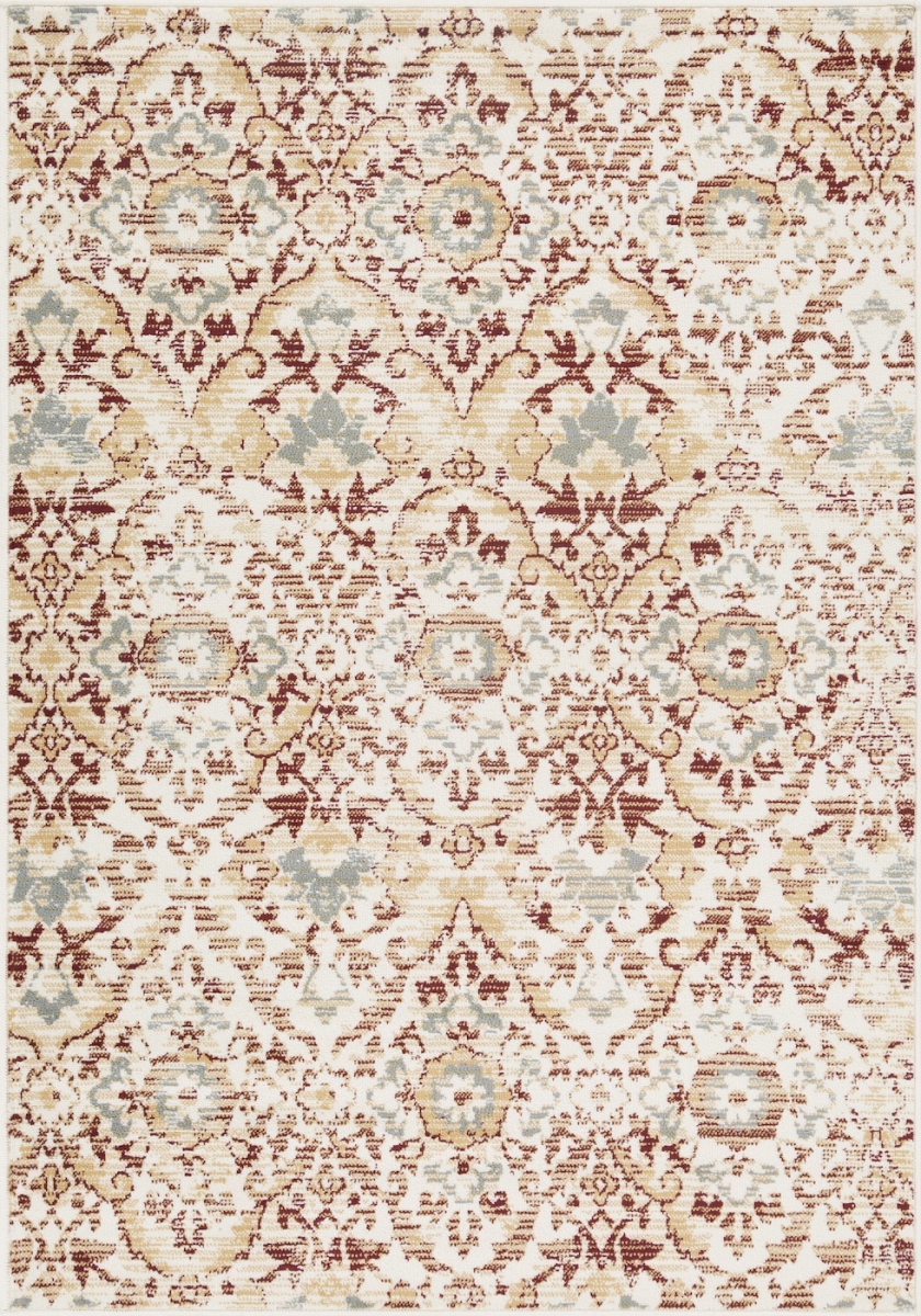 Rs564r57 5 X 7 Ft. Roswell Lyla Boho Rug, Red
