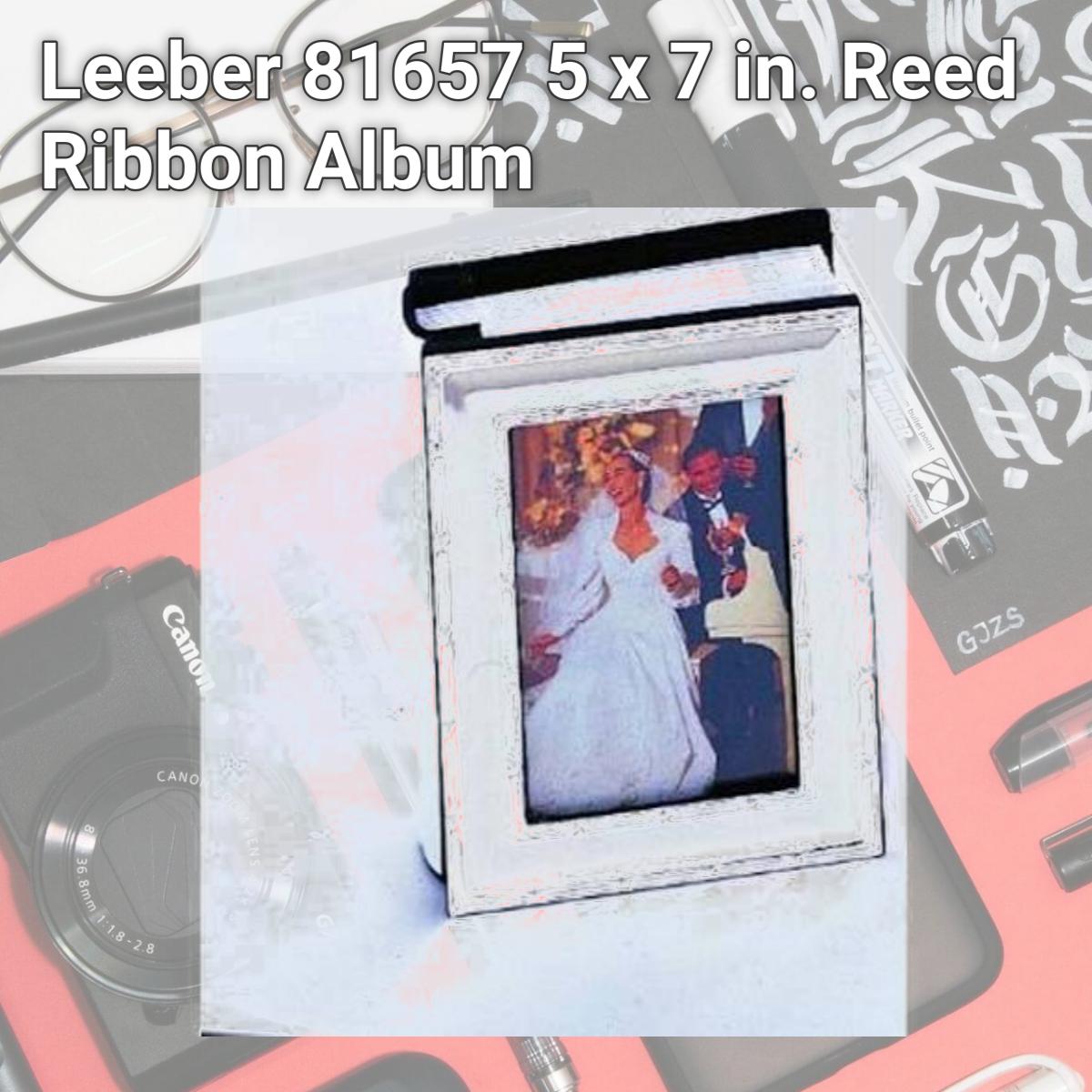 Picture of Leeber 81657 5 x 7 in. Reed Ribbon Album