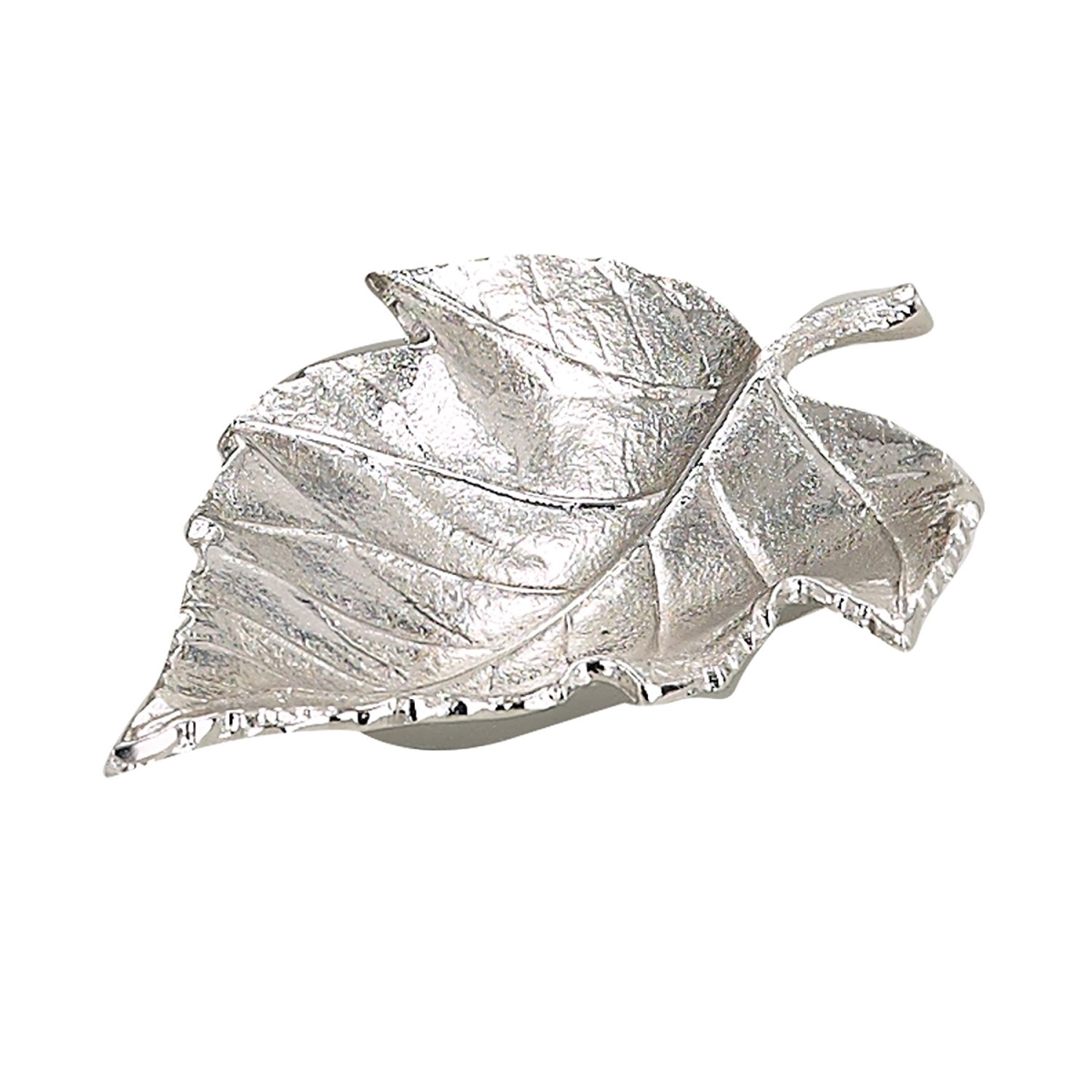 72664 Silver Maple Leaf Dish, Med., 9 X 7 In.