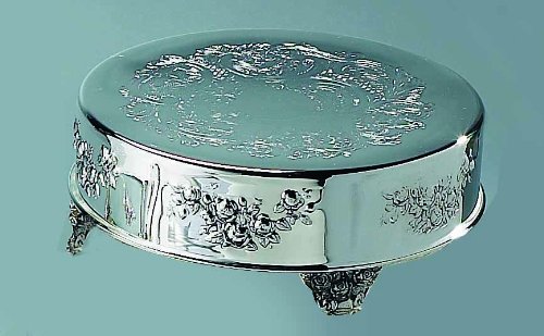 89909 Elegance Silver 89909 Silver Plated Round Cake Stand, 22 In.