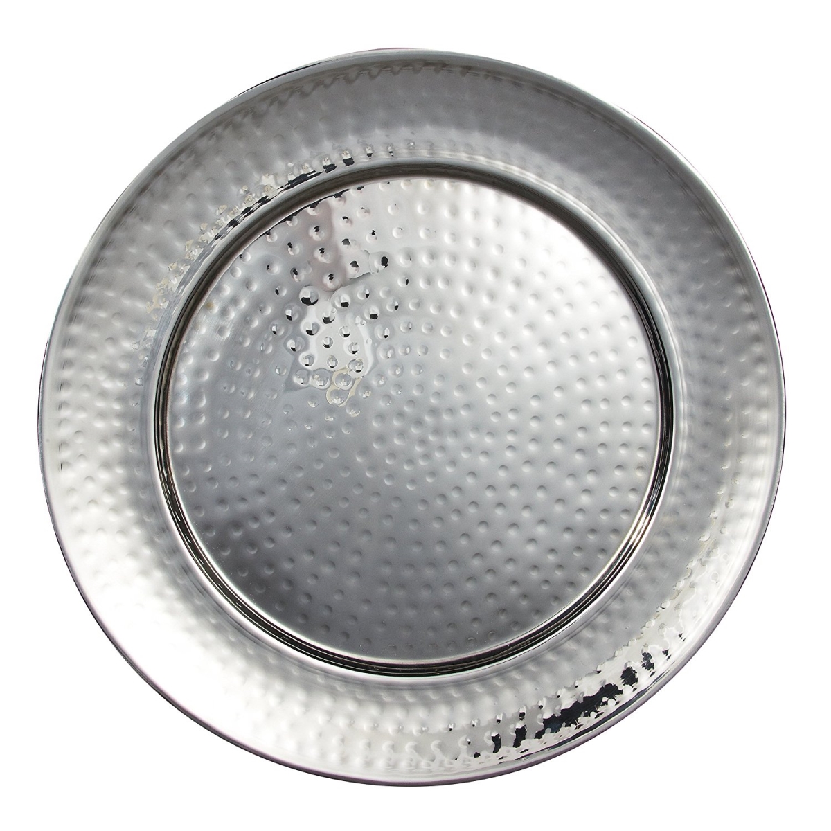 72637 Hammered Round Tray - 14 In.