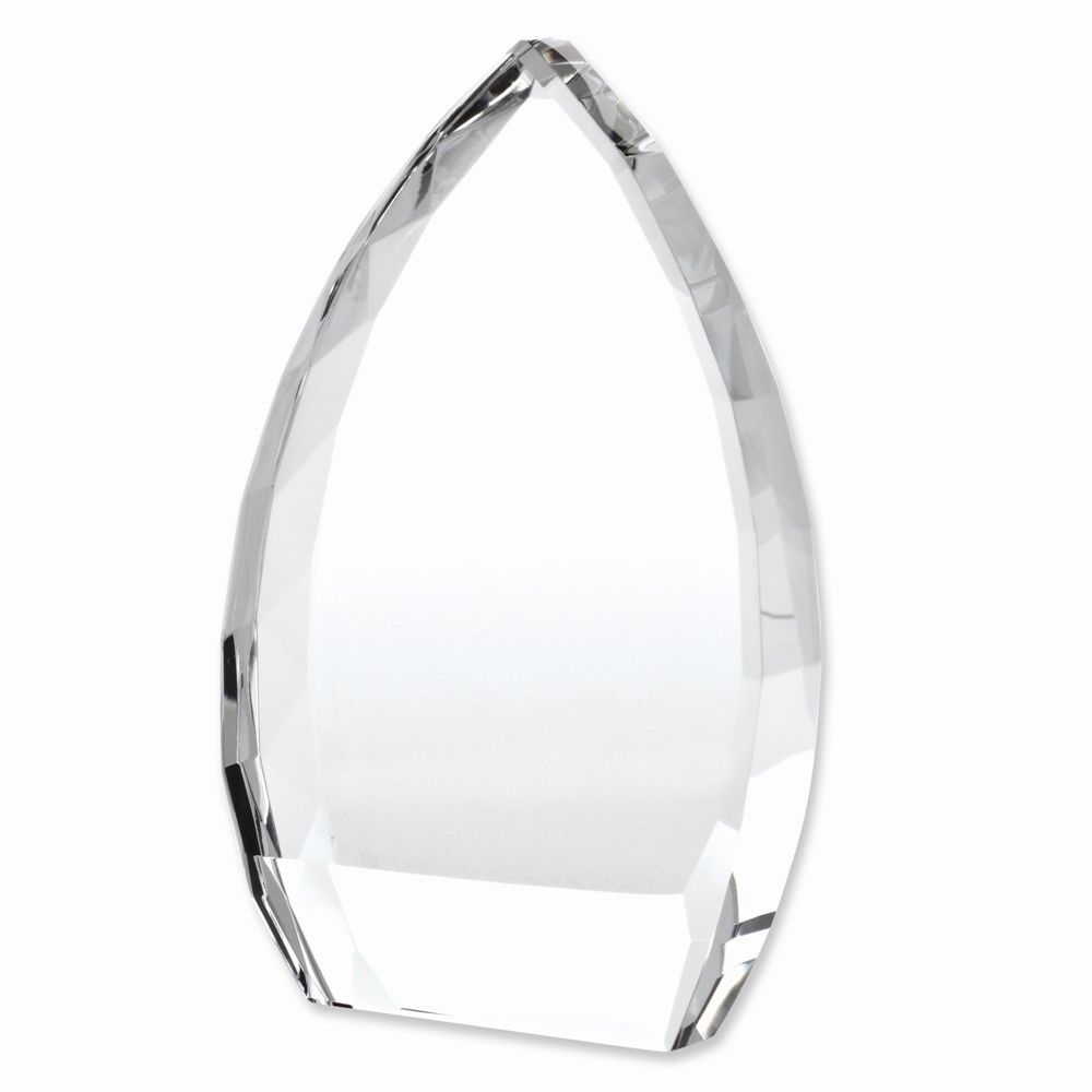 16213 7 In. Optical Crystal Pointed Award