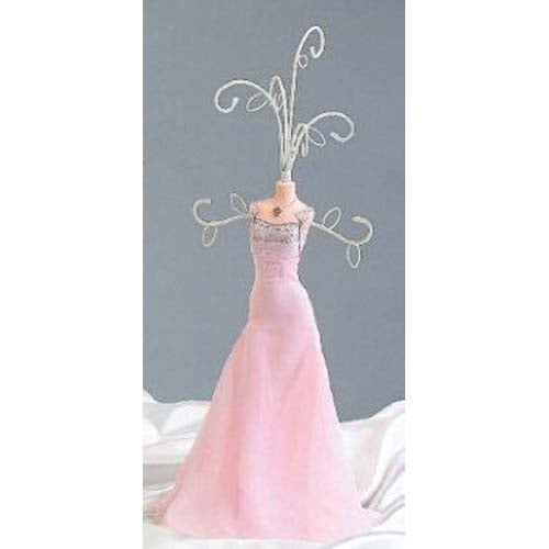 51105 18 In. Gala Gown Jewelry Stand, Pink