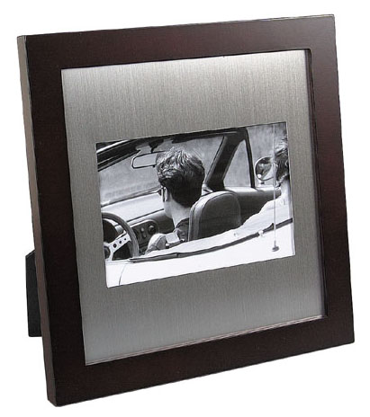 61824 4 X 6 In. Wood & Aluminum Picture Frame