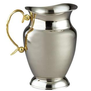 72060 7 In. Gold Feather Water Pitcher