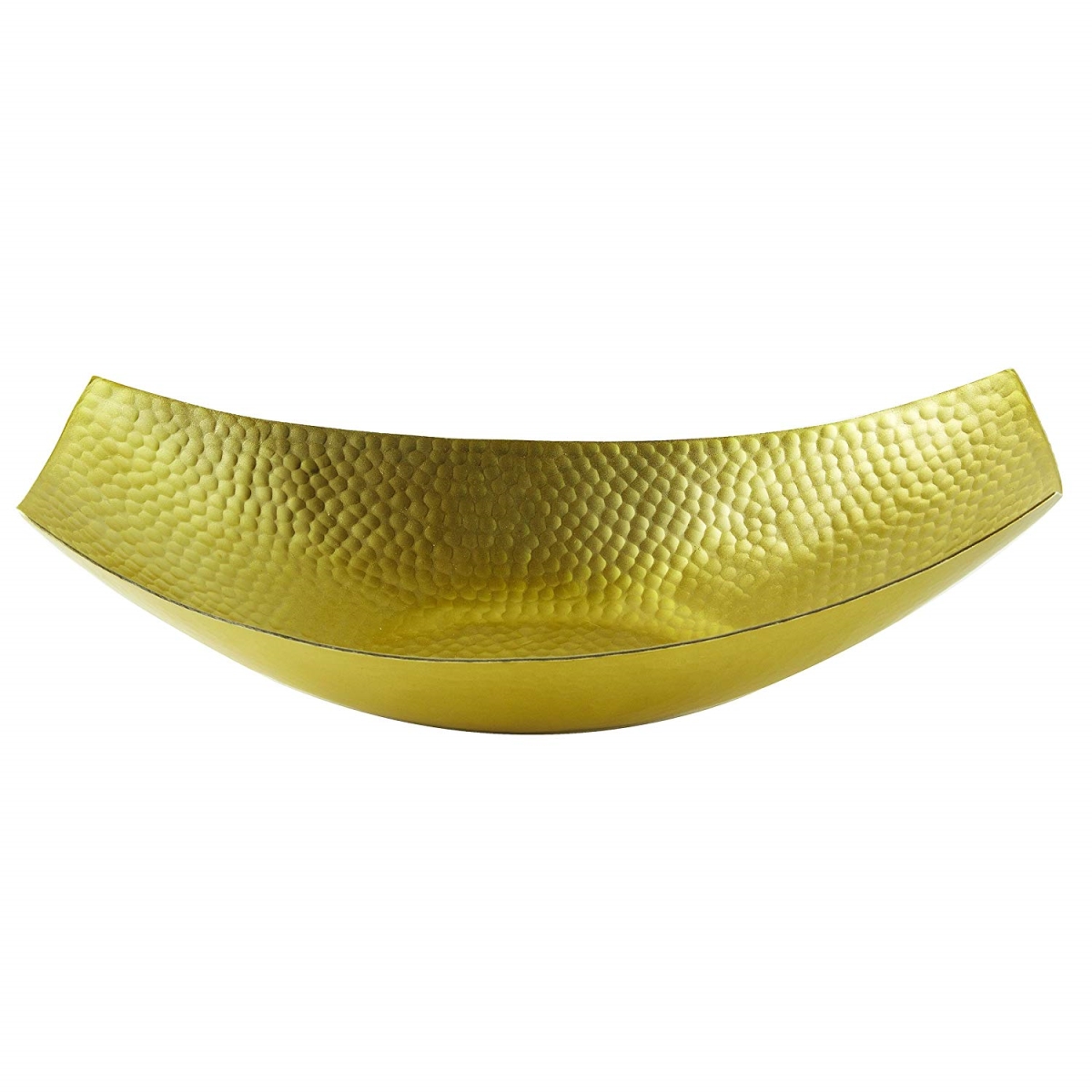 72109 15.5 X 8 In. Soft Gold Concave Bowl