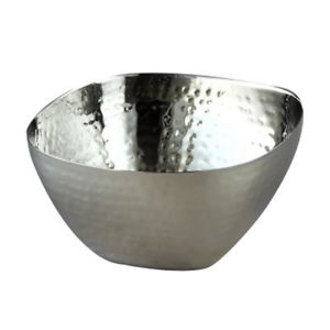10 In. Hammered Square Bowl