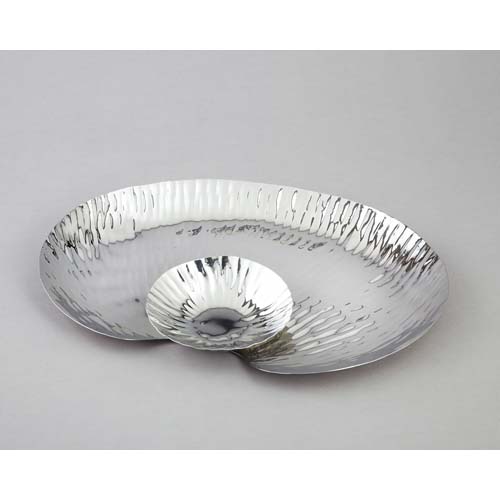 72392 15 X 11 In. Stainless Steel Oval Serve & Dip Tray