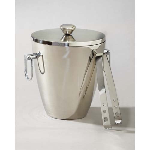 72411 8 In. Victoria Double Wall Cooler & Ice Bucket With Tongs
