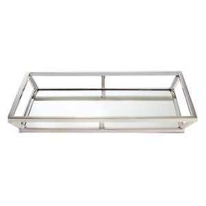 72466 16 X 10 X 2 In. Large Beam Mirrored Tray