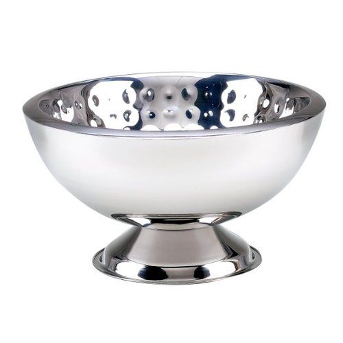 72596 3 Gal Bolt Hammered Punch Double Wall Bowl