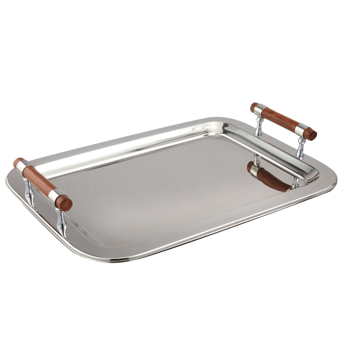 73019 22 X 15.5 In. Large Rectangle Tray With Wood Handle