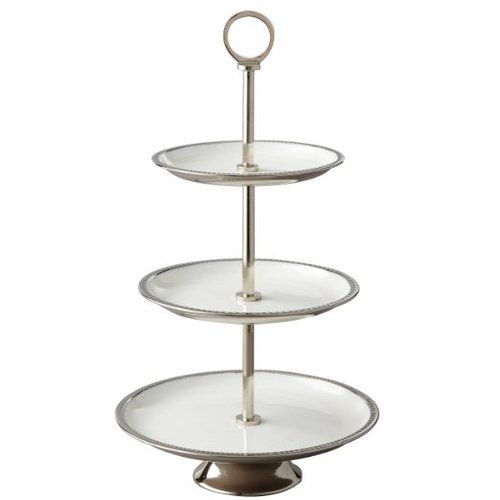 73067 7 & 8.5 In. & 10 In. 3 Tier Enameled Stand