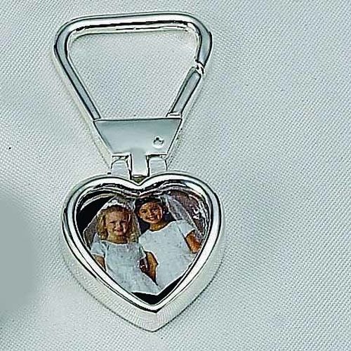 80053 Key Chain With Heart Frame
