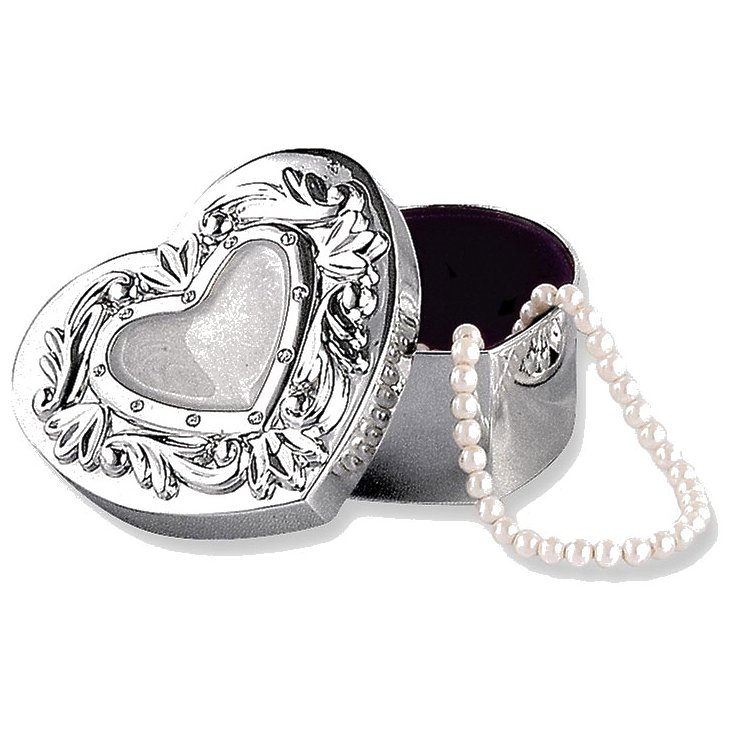 80105 3 In. Heart Jewelry Box
