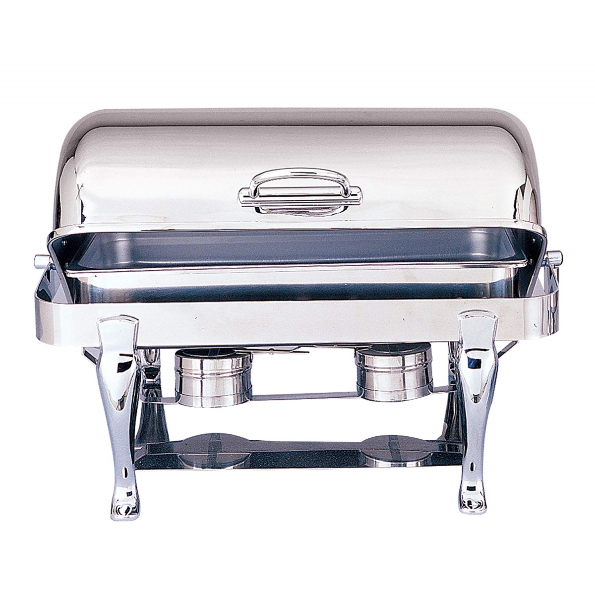 89842 8 Qt. Stainless Steel Rectangular Roll Top Chafer