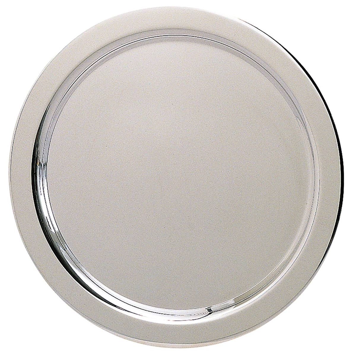 89910 20 In. Silver Plated Round Tray