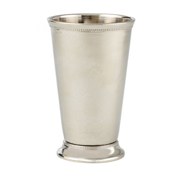 90377 6 Nickel Plate On Brass Mint Julep Cup