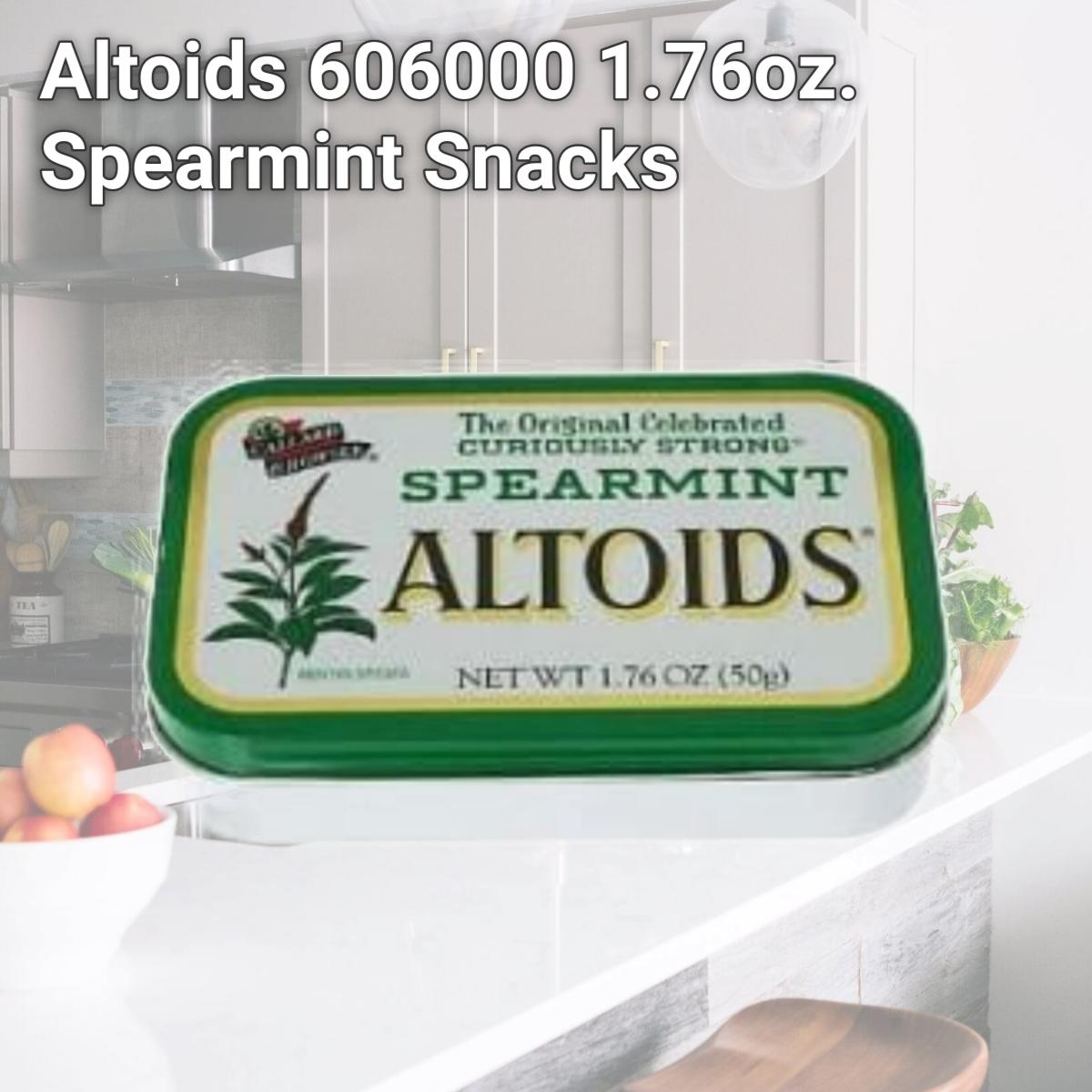 Picture of Altoids 606000 1.76oz. Spearmint Snacks