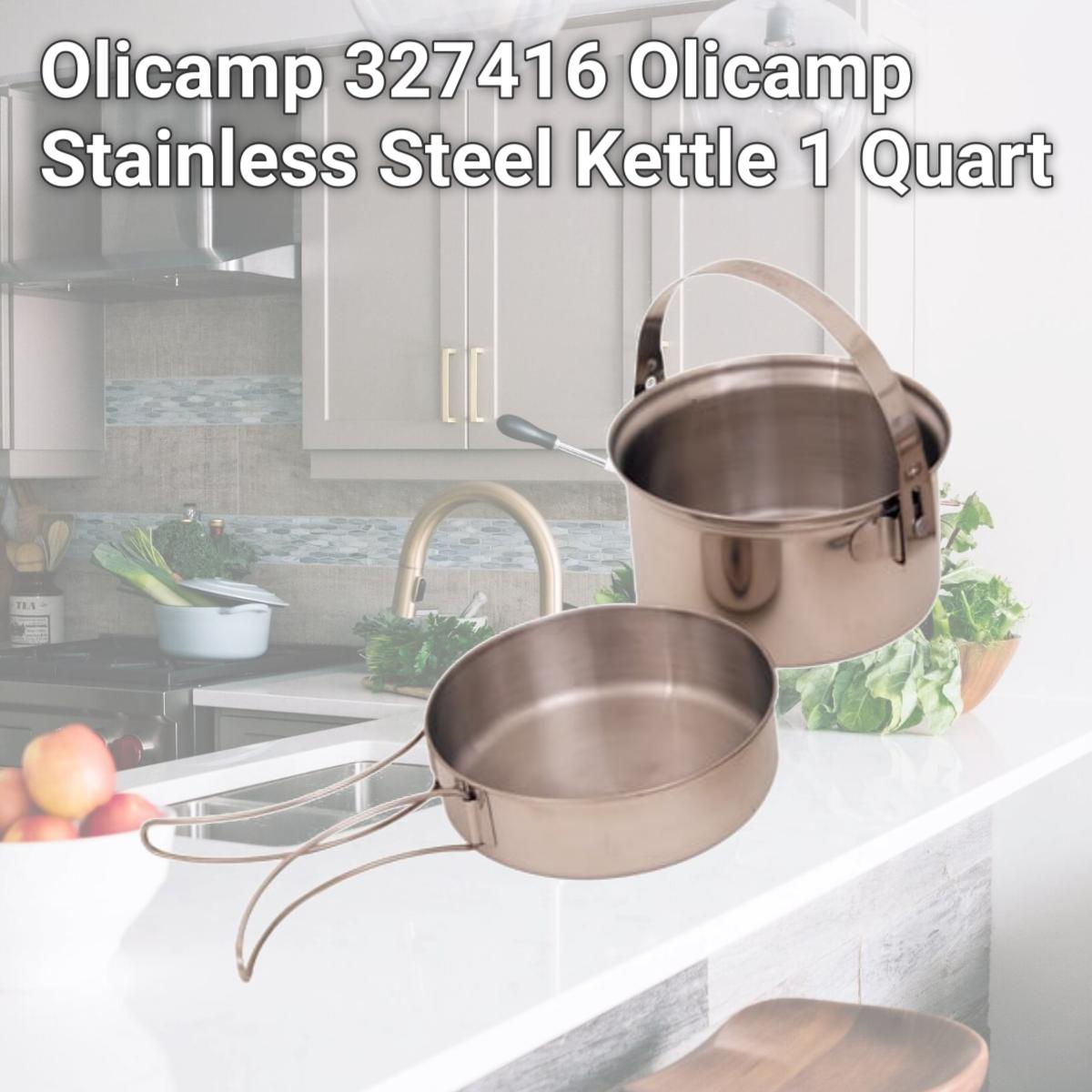 Picture of Olicamp 327416 Olicamp Stainless Steel Kettle 1 Quart