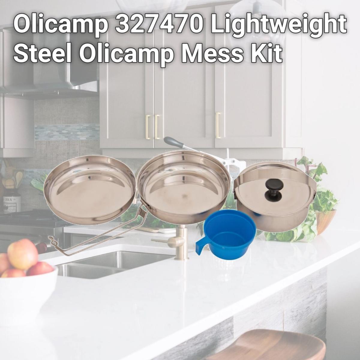 Picture of Olicamp 327470 Lightweight Steel Olicamp Mess Kit